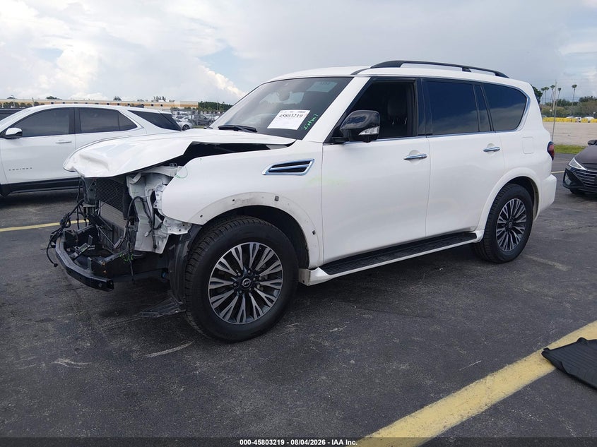 Vin: jn8ay2ba0r9416335, lot: 46302050, nissan armada sl 2wd 20242