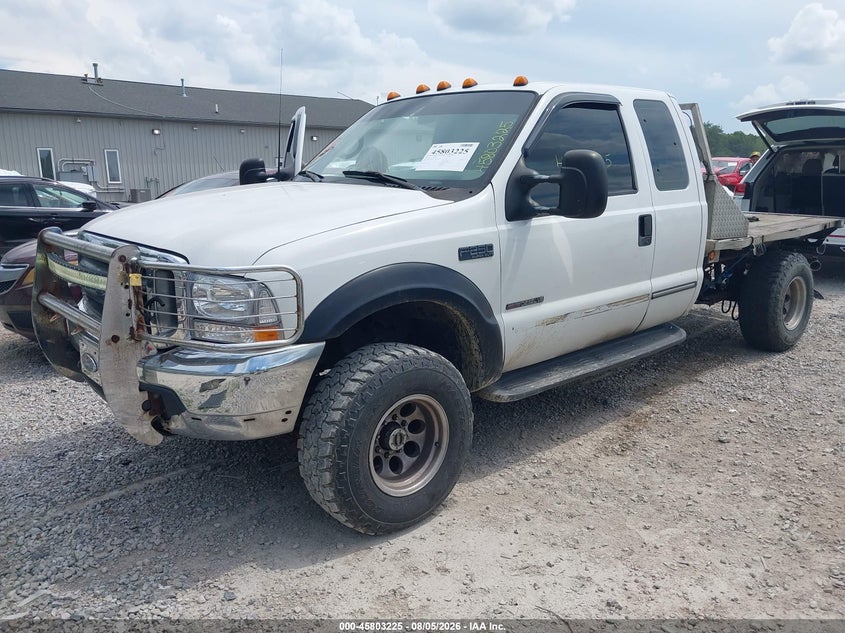 1999 Ford F-250 Lariat/Xl/Xlt, Rear, IAAI, VIN 1FTNX21F1XED70306 — photo 2