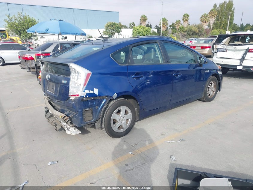 Vin: jtdkn3du5a0240445, lot: 46302058, toyota prius iv 20104