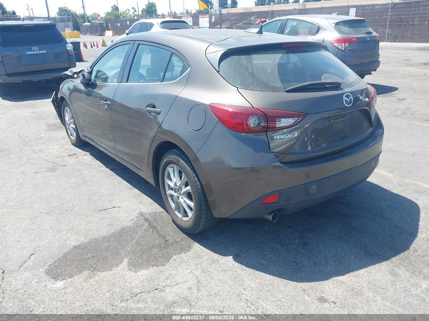 Vin: jm1bm1m79g1281083, lot: 46302068, mazda mazda3 i touring 20163