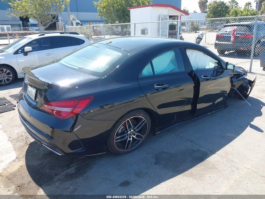 MERCEDES-BENZ CLA 250 2018 VIN WDDSJ4EB9JN576493