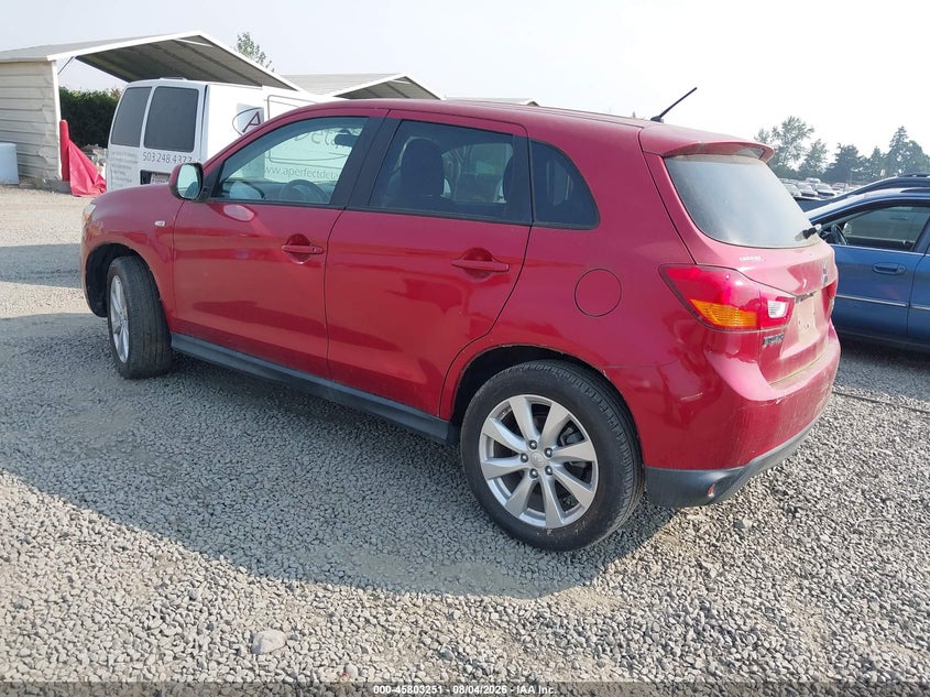 Vin: 4a4ap3au1fe048856, lot: 46302082, mitsubishi outlander sport es 20153