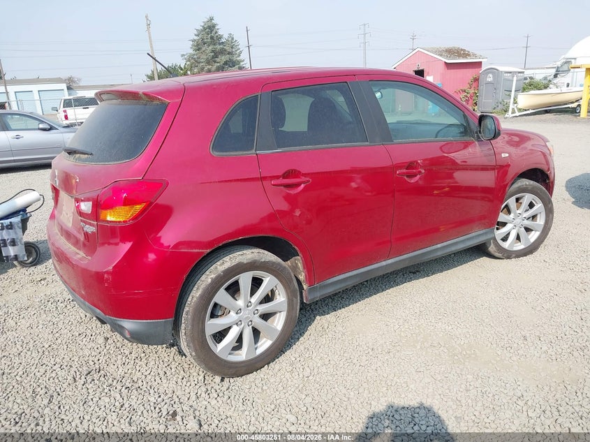 Vin: 4a4ap3au1fe048856, lot: 46302082, mitsubishi outlander sport es 20154