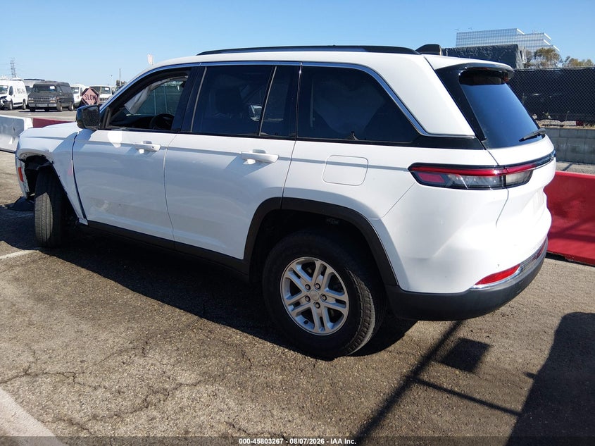 Vin: 1c4rjgag3pc662866, lot: 46302098, jeep grand cherokee laredo 4x2 20233