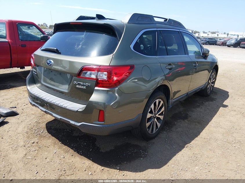Vin: 4s4bsalc7g3207908, lot: 46302100, subaru outback 2.5i limited 20164