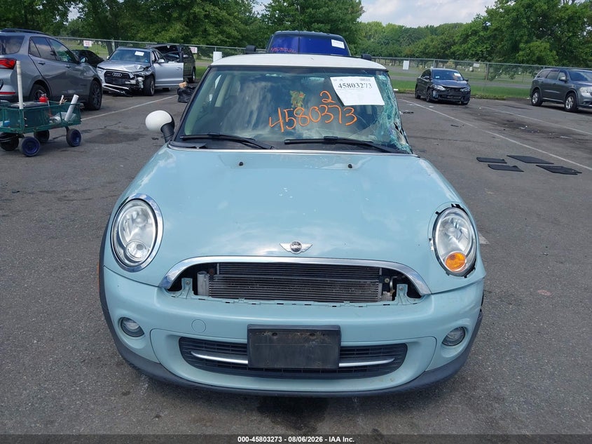 2013 MINI HARD TOP HATCHBACK 1.6L I-4 DOHC, VVT, 121HP