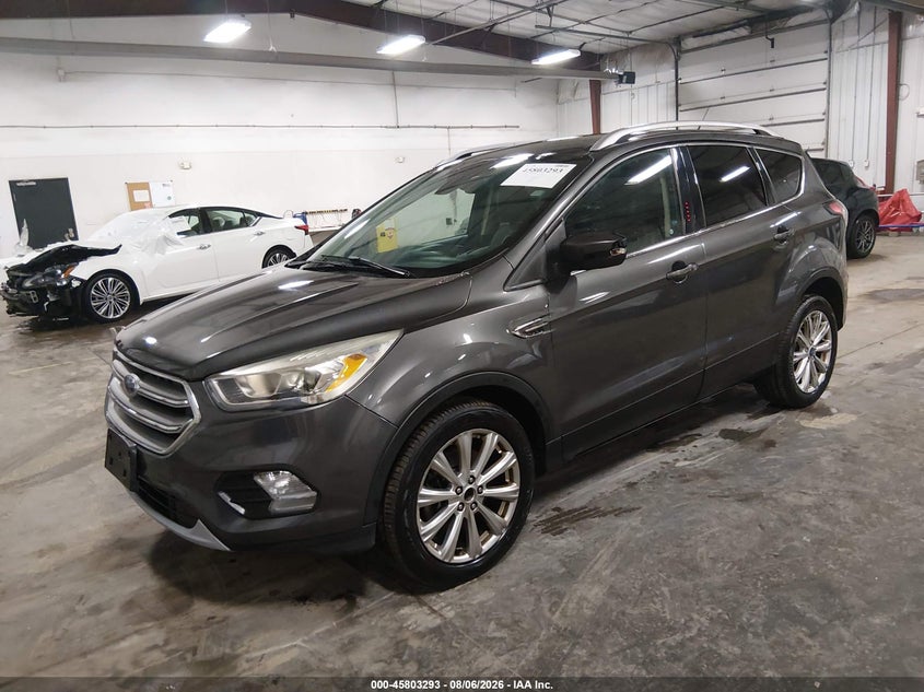 Vin: 1fmcu9j90hub22098, lot: 46302124, ford escape titanium 20172