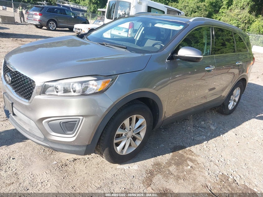 Vin: 5xypgda31gg057774, lot: 46302133, kia sorento 2.4l lx 20162