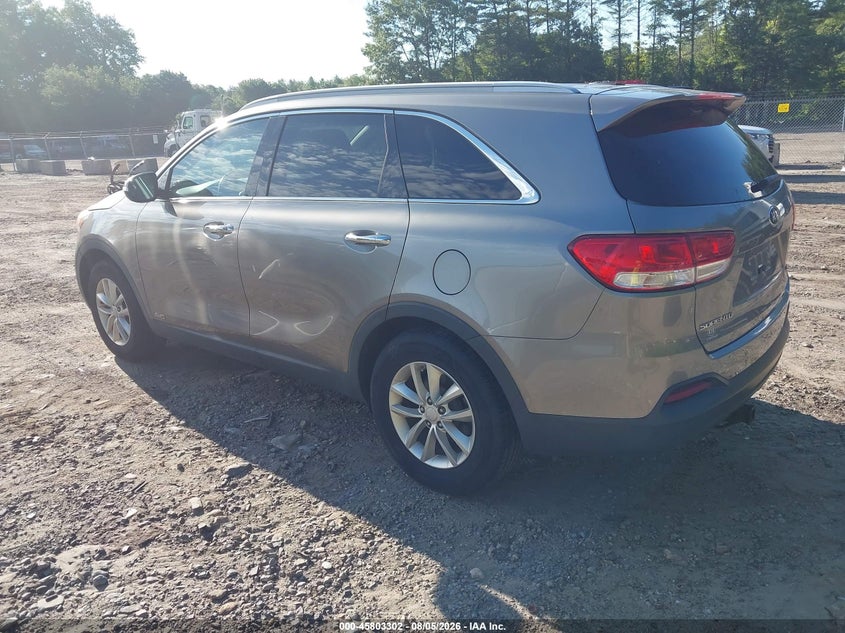 Vin: 5xypgda31gg057774, lot: 46302133, kia sorento 2.4l lx 20163