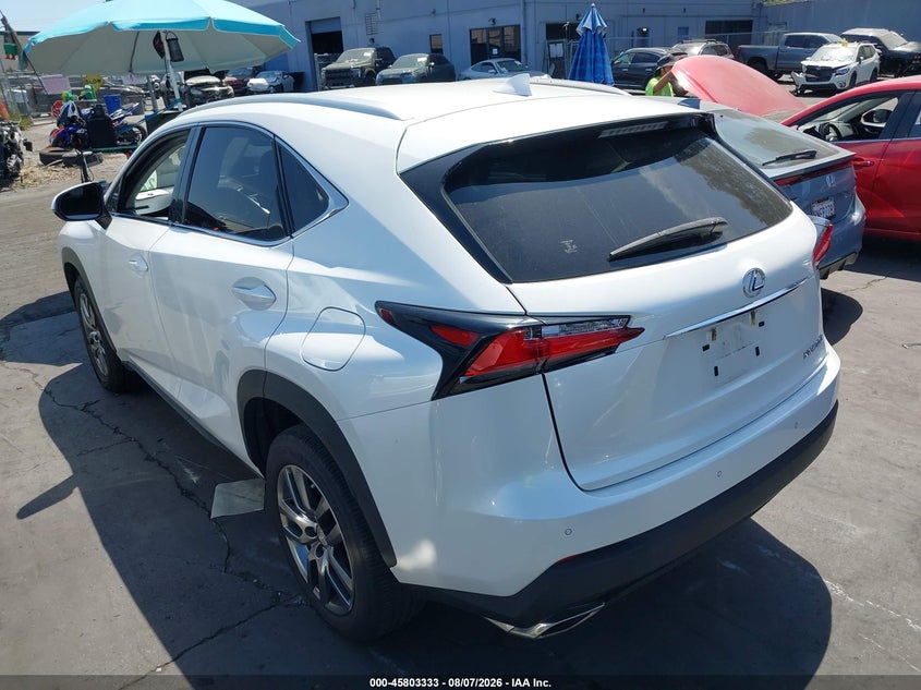 Vin: jtjyarbz1g2029762, lot: 46302164, lexus nx 200t 20163