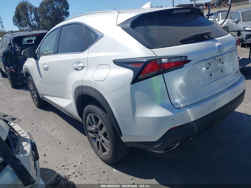 Vin: jtjyarbz1g2029762, lot: 46302164, lexus nx 200t 20163