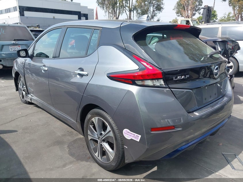 Vin: 1n4bz1cp7kc309775, lot: 46302178, nissan leaf sv plus 20193