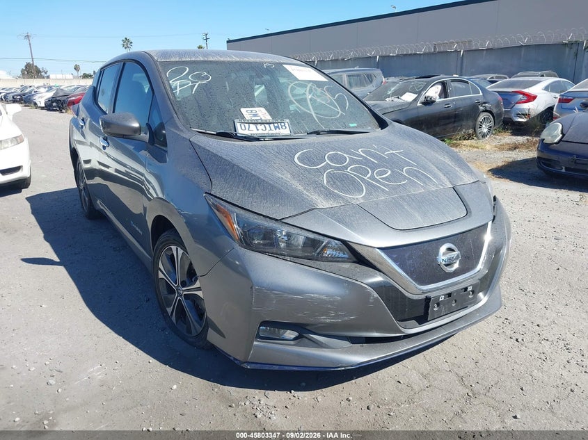 Vin: 1n4bz1cp7kc309775, lot: 46302178, nissan leaf sv plus 2019 img_1