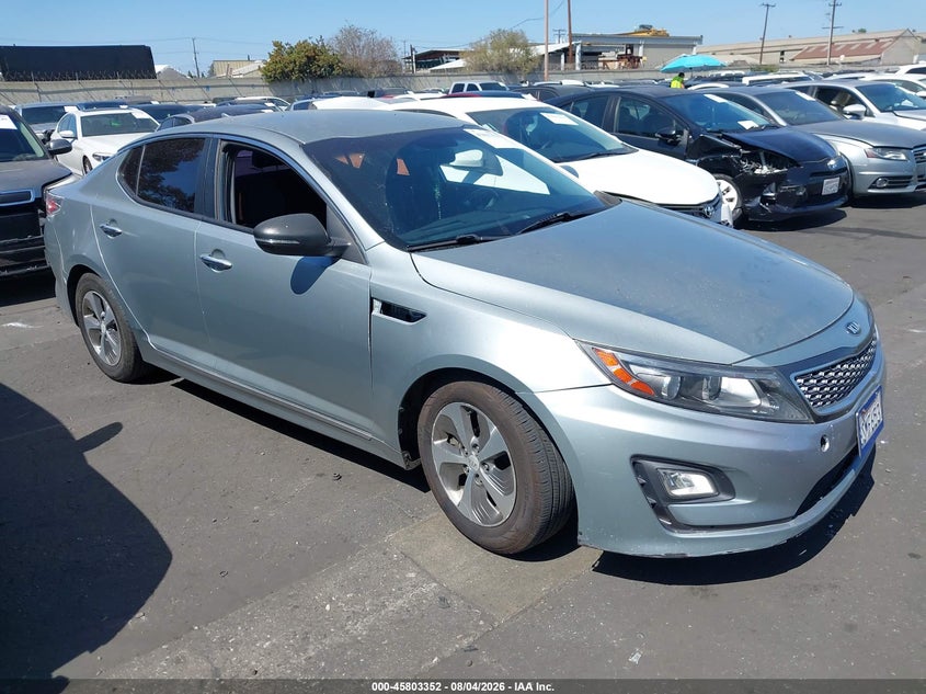 Vin: knagm4ad9e5070714, lot: 46302183, kia optima hybrid lx 2014 img_1