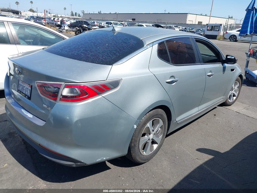 Vin: knagm4ad9e5070714, lot: 46302183, kia optima hybrid lx 20144