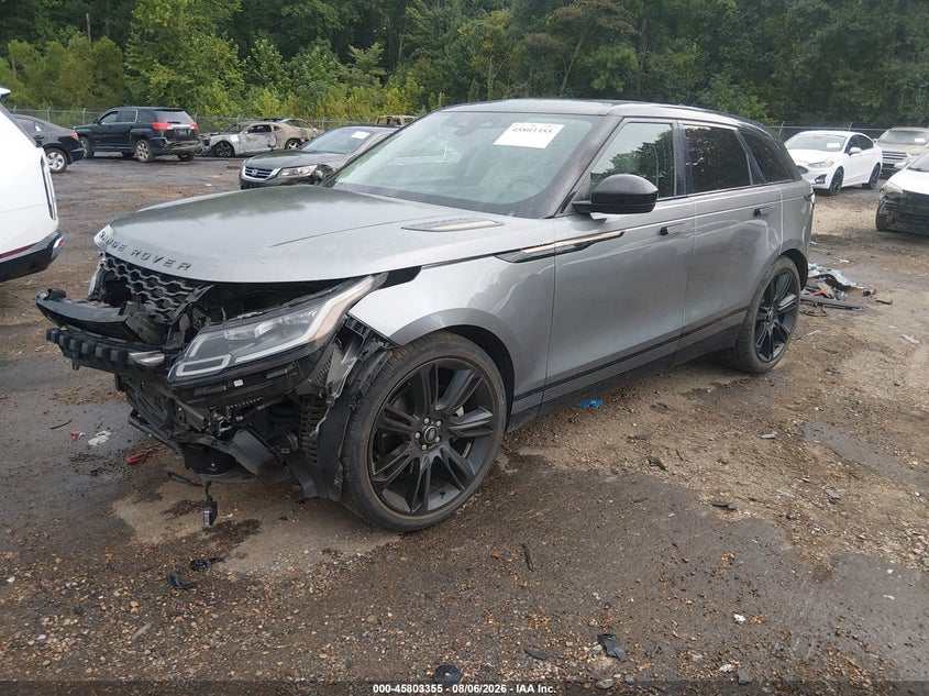 Vin: salyt2ex9na344092, lot: 46302186, land rover range rover velar p250 r-dynamic s 20222