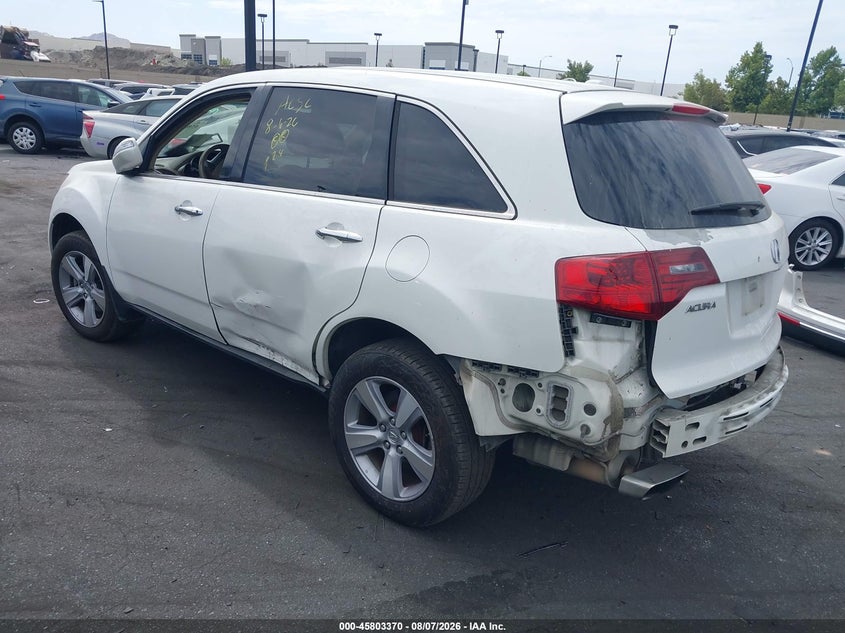 Vin: 2hnyd2h30ch543523, lot: 46302201, acura mdx technology package 20123