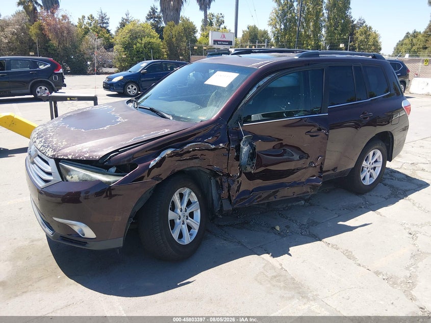 Vin: 5tdzk3ehxbs046307, lot: 46302228, toyota highlander se v6 20112