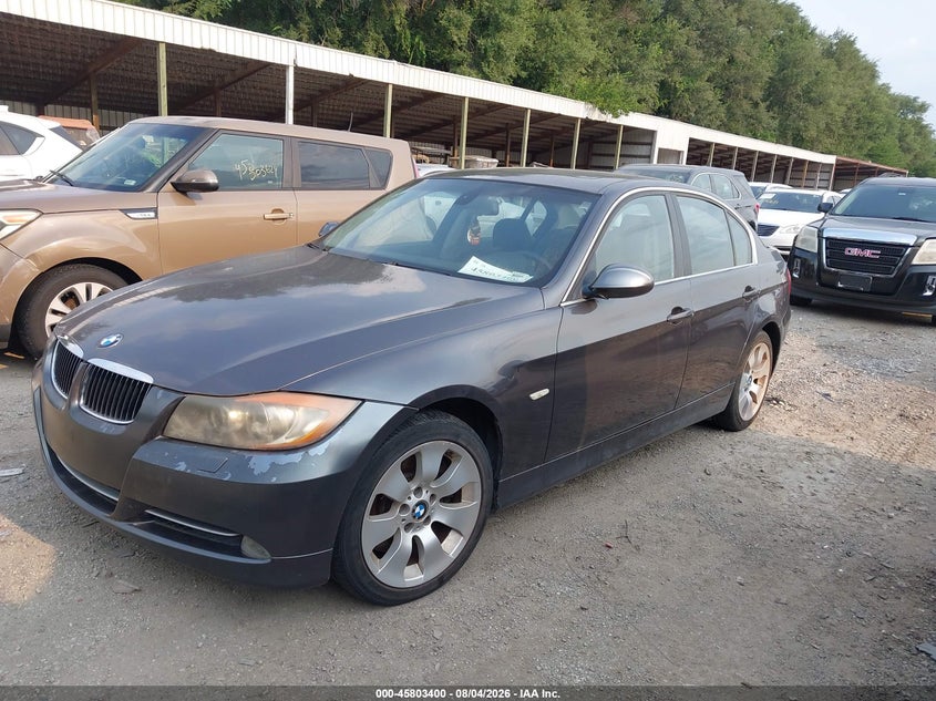2007 BMW 3er, Обычный износ, IAAI, VIN WBAVD53557AV14264 — фото 2