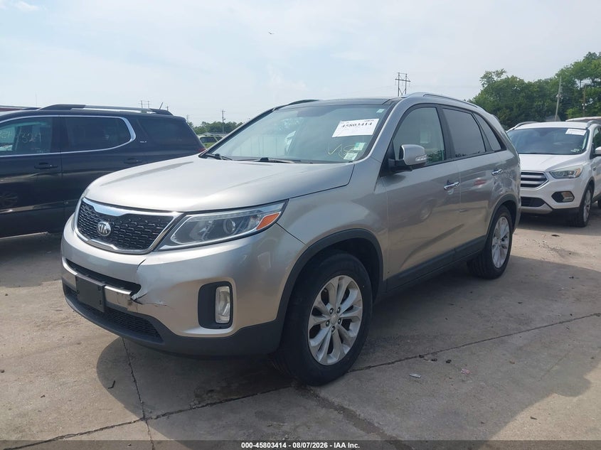 Vin: 5xyku4a72fg551873, lot: 46302245, kia sorento ex v6 20152