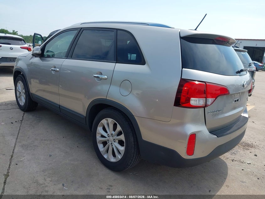 Vin: 5xyku4a72fg551873, lot: 46302245, kia sorento ex v6 20153