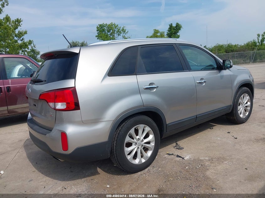 Vin: 5xyku4a72fg551873, lot: 46302245, kia sorento ex v6 20154