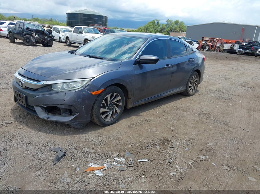 2018 Honda Civic, Left Front, IAAI, VIN 2HGFC2F79JH570515 — photo 2