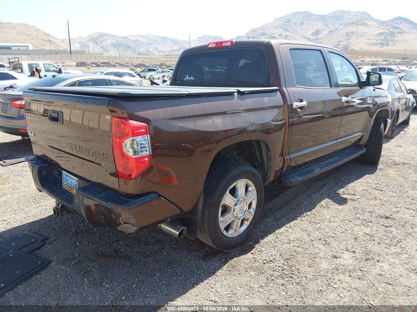 Vin: 5tfay5f14ex394644, lot: 46302253, toyota tundra 1794 5.7l v8 20144