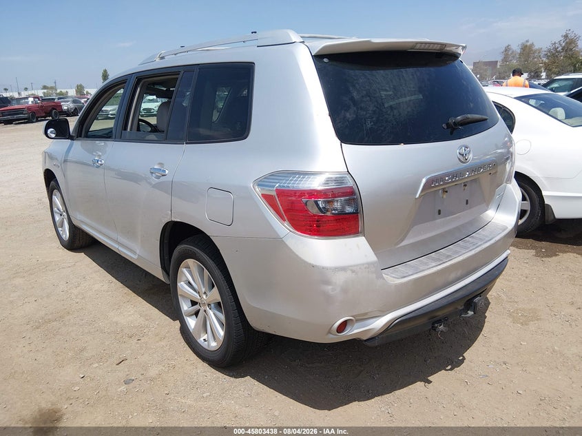 Vin: jtejw3eh7a2043674, lot: 46302269, toyota highlander hybrid limited v6 20103