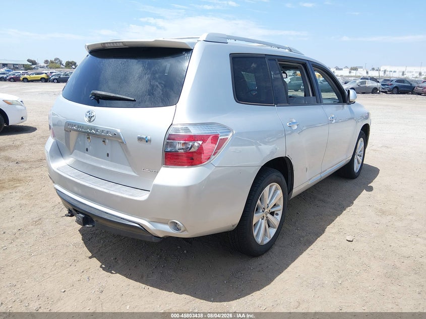 Vin: jtejw3eh7a2043674, lot: 46302269, toyota highlander hybrid limited v6 20104