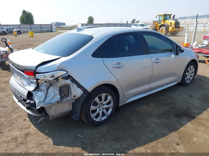 Vin: 5yfepmae1mp244285, lot: 46302276, toyota corolla le 20214