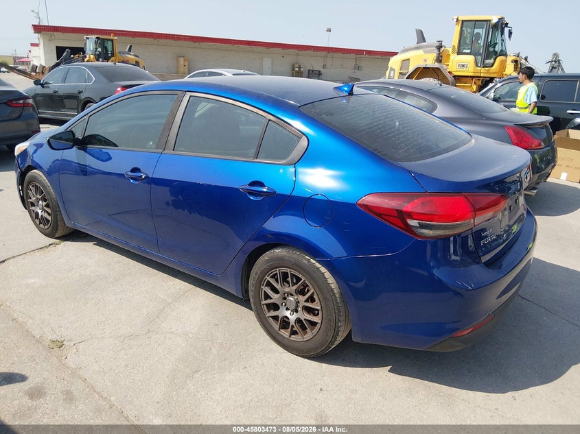 Vin: 3kpfl4a73he113643, lot: 46302304, kia forte lx 20173