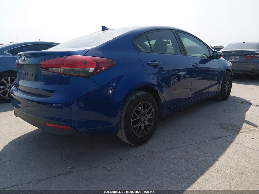 Vin: 3kpfl4a73he113643, lot: 46302304, kia forte lx 20174