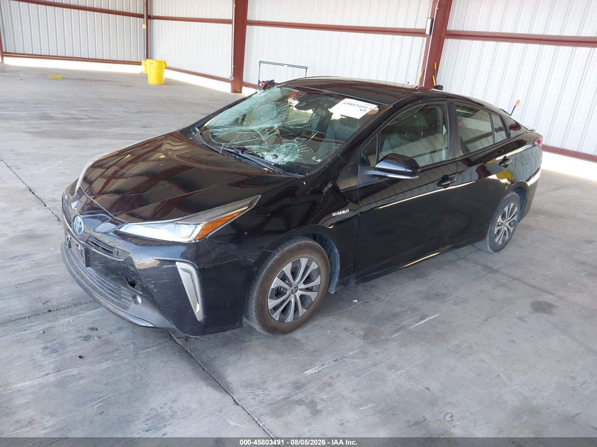 Vin: jtdl9mfu6m3026708, lot: 46302322, toyota prius xle awd-e 20212