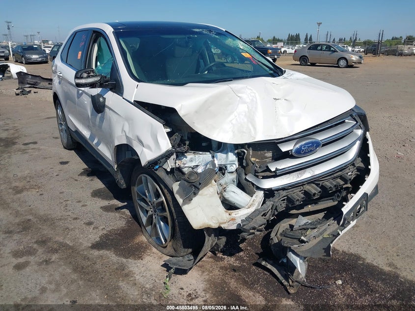 Vin: 2fmpk3k98jbc28085, lot: 46302326, ford edge titanium 2018 img_1