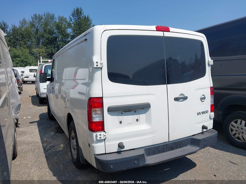 Vin: 1n6bf0kmxjn811605, lot: 46302328, nissan nv cargo nv1500 sv v6 20183