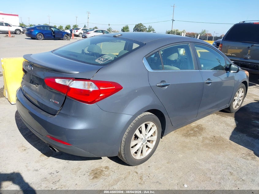 Vin: knafx4a80e5116341, lot: 46302337, kia forte ex 20144