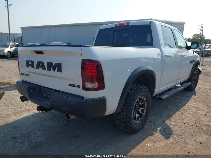 Vin: 1c6rr7yt4hs690007, lot: 46302349, ram 1500 rebel  4x4 5'7 box 20174