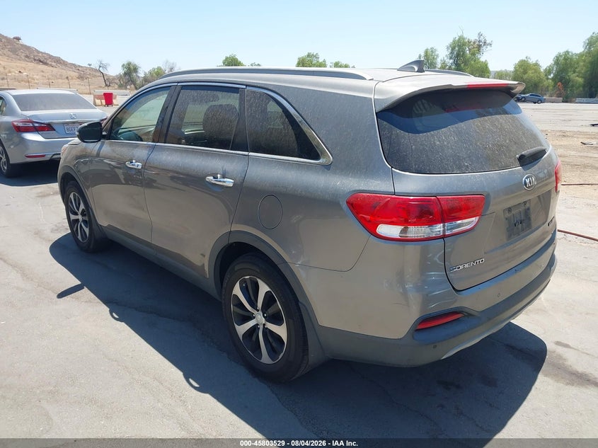 Vin: 5xyph4a10gg123176, lot: 46302360, kia sorento 2.0t ex 20163