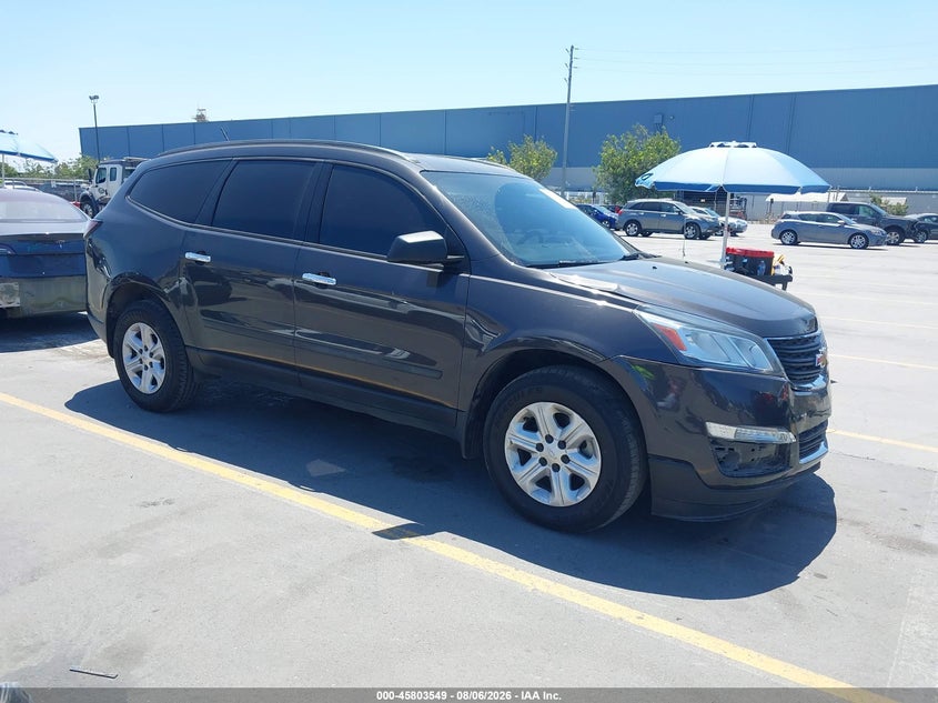 Vin: 1gnkvfed1fj233422, lot: 46302380, chevrolet traverse ls 2015 img_1