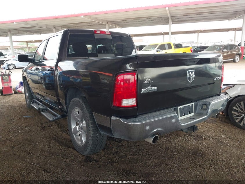 Vin: 3c6rr7lt6hg525588, lot: 46302398, ram 1500 big horn  4x4 5'7 box 20173