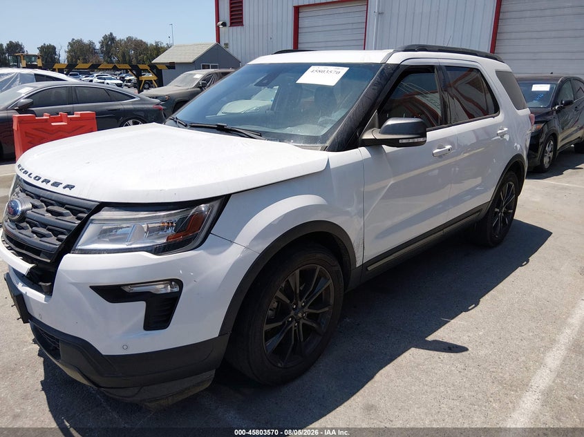 Vin: 1fm5k7d84kgb08796, lot: 46302401, ford explorer xlt 20192