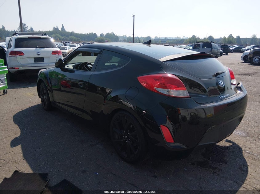 Vin: kmhtc6ad9gu253311, lot: 46302429, hyundai veloster 20163