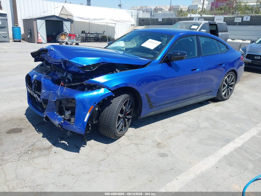 Vin: wby33hd06sfv05150, lot: 46302436, bmw i4 gran coupe m50 20252