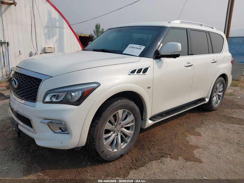 Vin: jn8az2ne3h9151632, lot: 46302439, infiniti qx80 20172