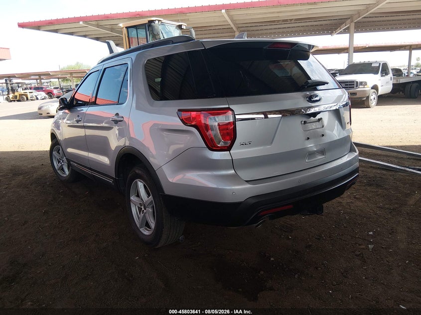 Vin: 1fm5k8d89hgd05610, lot: 46302472, ford explorer xlt 20173