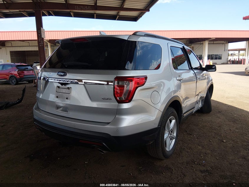 Vin: 1fm5k8d89hgd05610, lot: 46302472, ford explorer xlt 20174