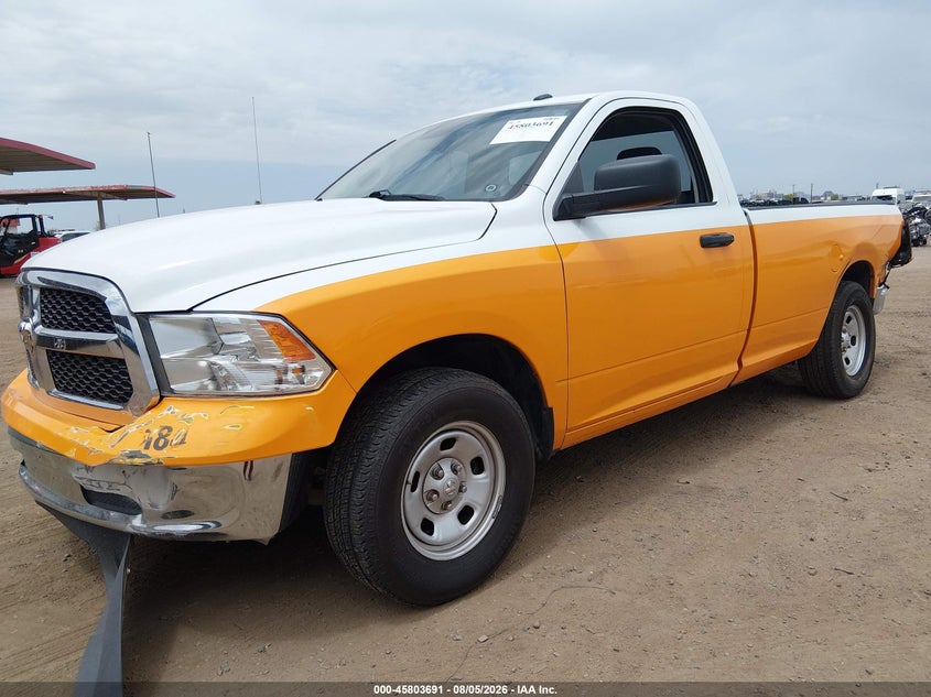 Vin: 3c6jr6dg9ng380566, lot: 46302522, ram 1500 classic tradesman  4x2 8' box 20222