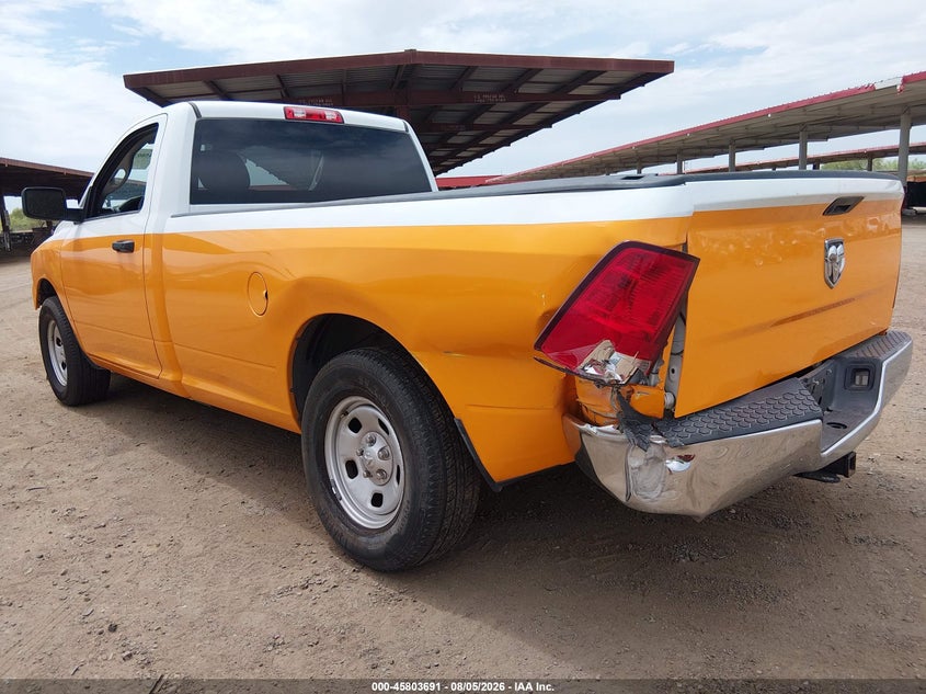 Vin: 3c6jr6dg9ng380566, lot: 46302522, ram 1500 classic tradesman  4x2 8' box 20223