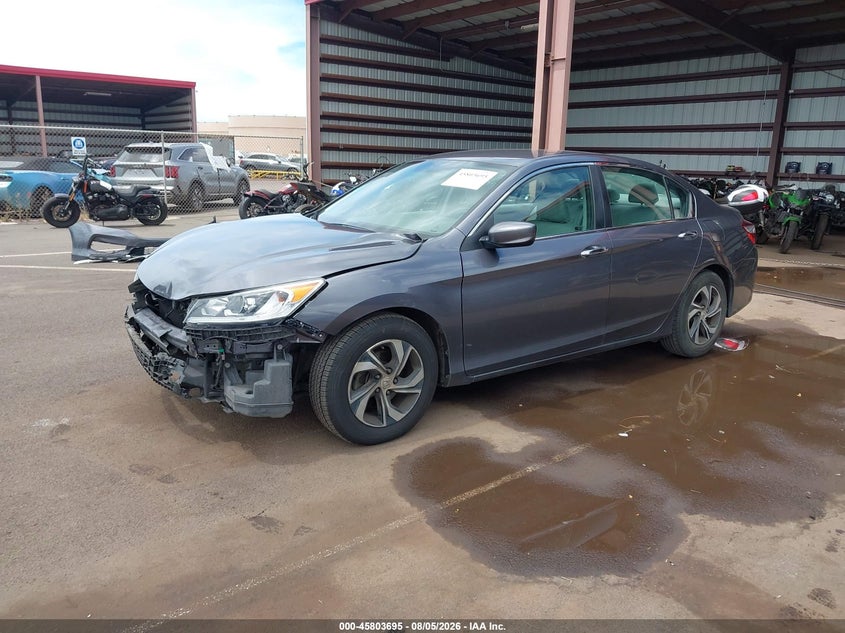 Vin: 1hgcr2f33ha052858, lot: 46302526, honda accord lx 20172